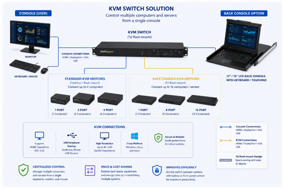 StarTech KVM Switches